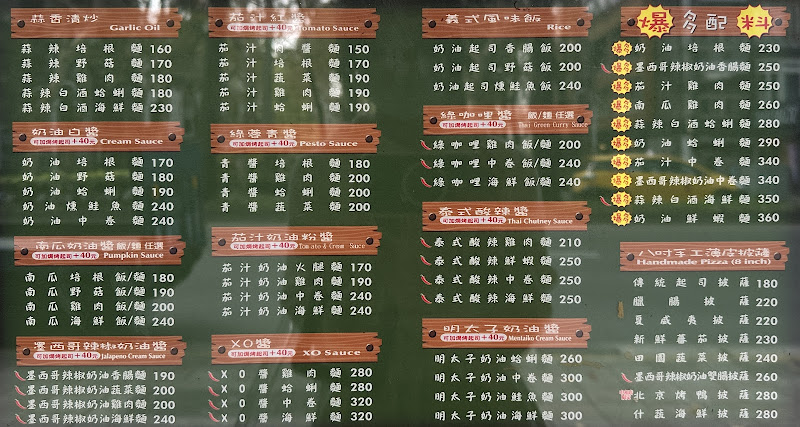 parco義大利麵店