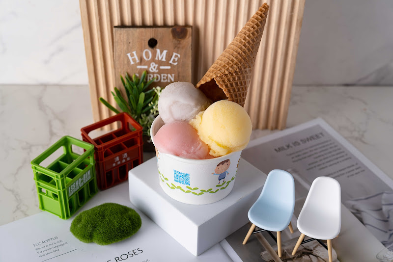 阿忠花生捲冰淇淋